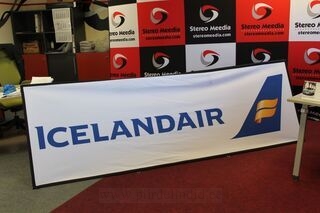 Icelandair 3x1m soft banneri
